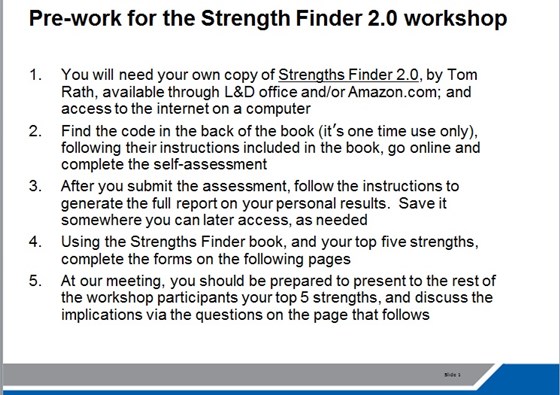Team Building Activities: Strengthsfinder - Team strengths activity