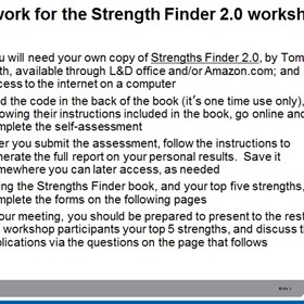 Team Building Activities: Strengthsfinder - Team strengths activity